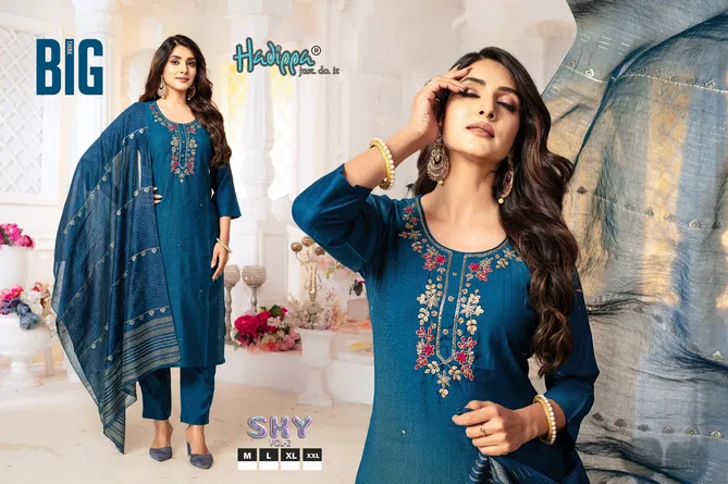 Sky Vol 2 By Hadippa Vatican Straight Cut Kurti With Bottom Dupatta Wholesale Online